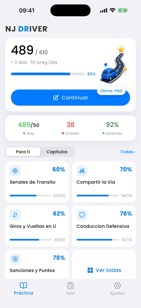 NJ Driver: Inicio